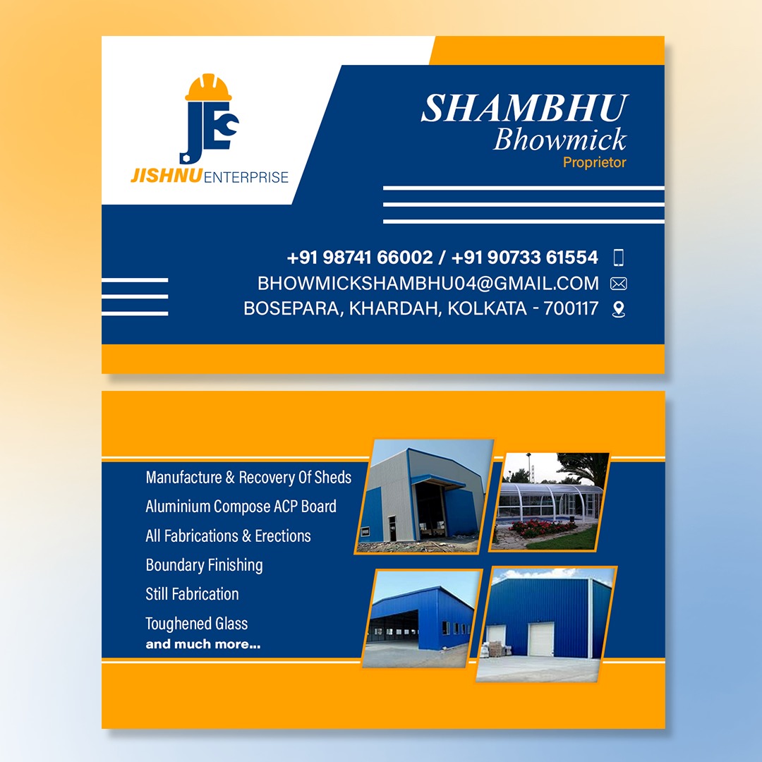 Roof shade contractor Mr. Shambhu Bhowmick in Khardaha